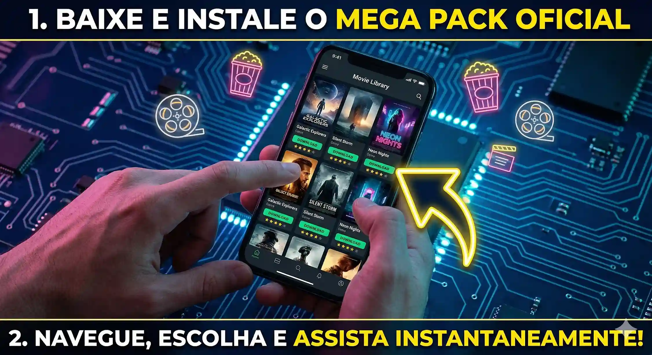 Selecionando o filme